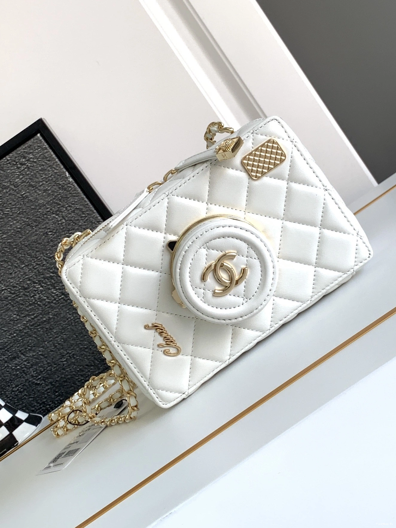 Firstbag Ru Bag-18CM CHANEL Vintage Camera 0730